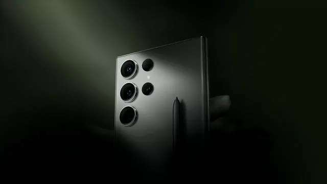 Close up of an Samsung Mobile